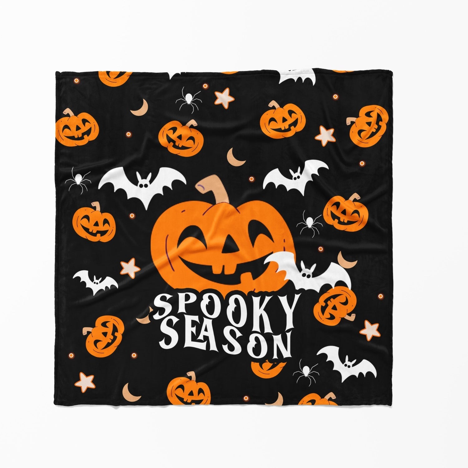 Spooky Season Halloween Pumpkin Custom Absorbent Beach Bath Sheet Towel Gift