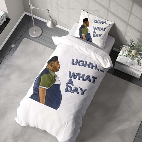 Harvey What A Day Rude Funny Custom Soft Single Size Novelty Bed Duvet Cover