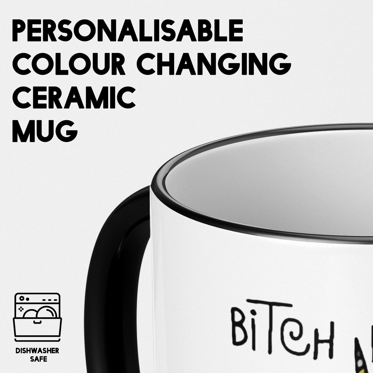 Unicorn Pee Glitter Heat Sensitive Magic Colour Changing Mug Novelty Drink Cup