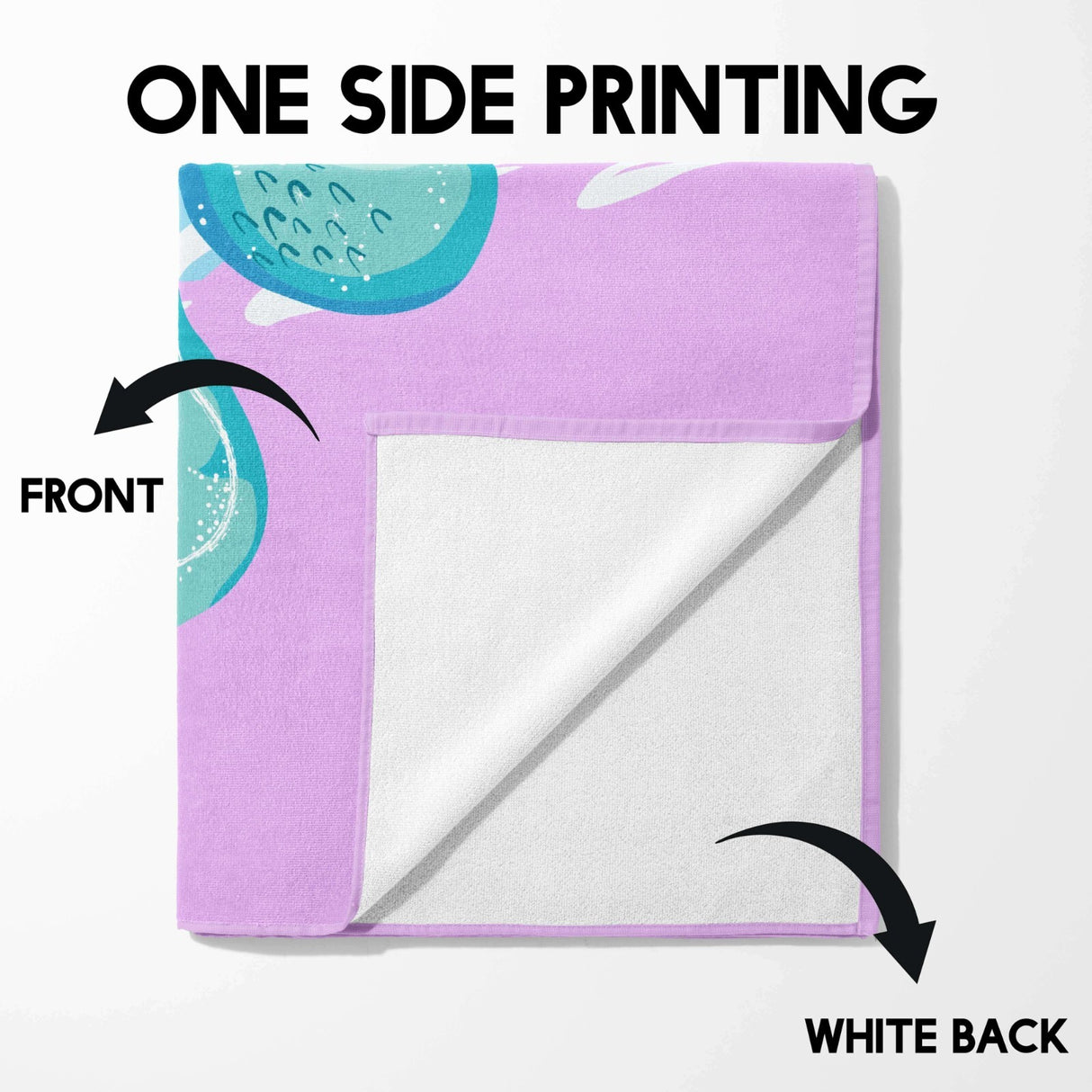 Personalised Custom Name Mythical Mermaid Absorbent Beach Bath Sheet Towel