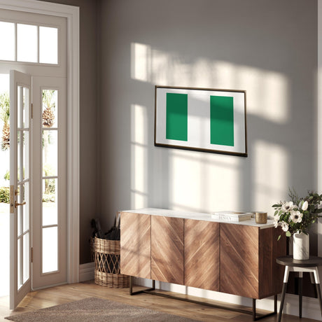 Nigeria Flag Nigerian Design Custom Wall Art Poster Picture Print Decor Gift