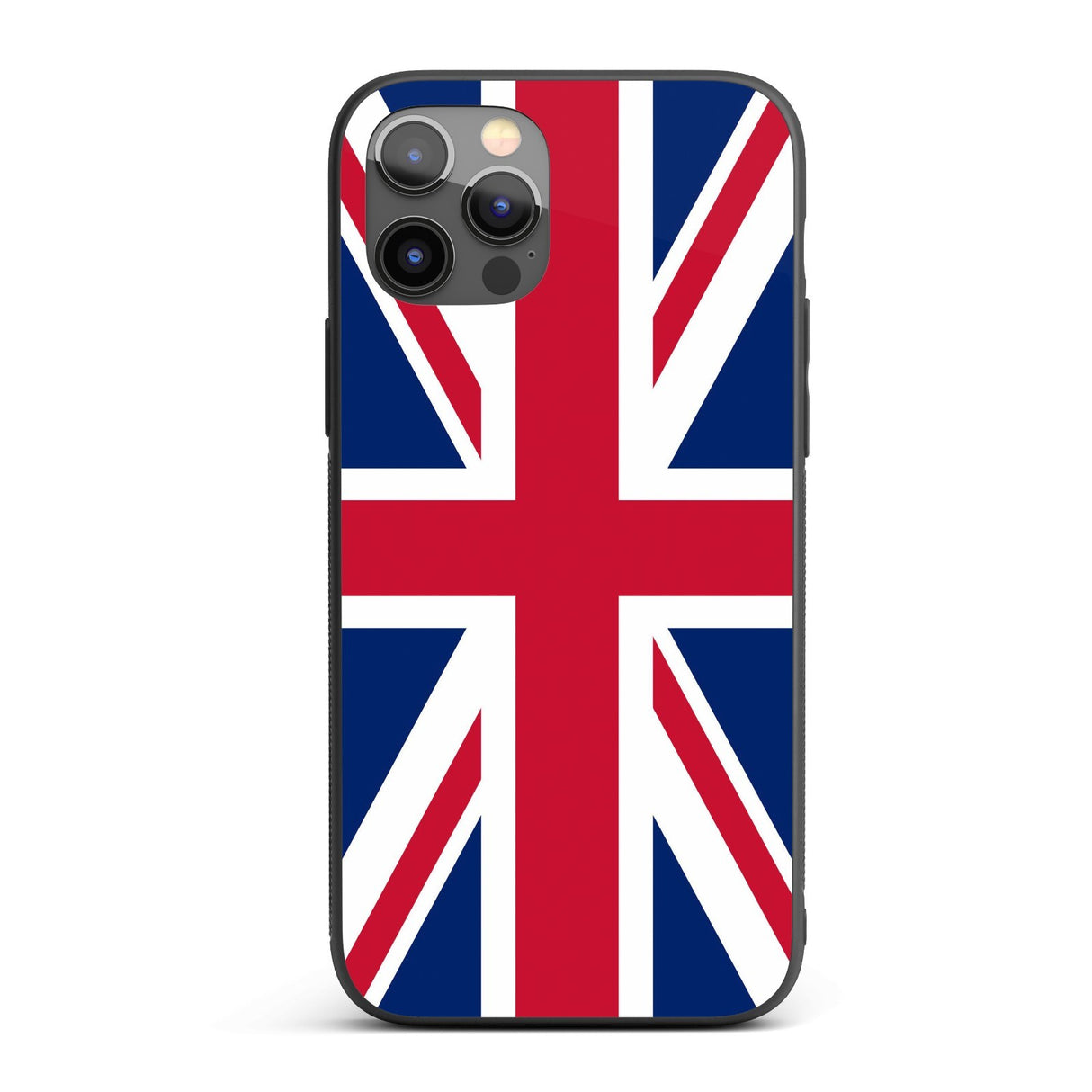 Great Britain Flag Custom Printed iPhone Case Black TPU Cover Gift Personalised