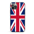 Great Britain Flag Custom Printed iPhone Case Black TPU Cover Gift Personalised