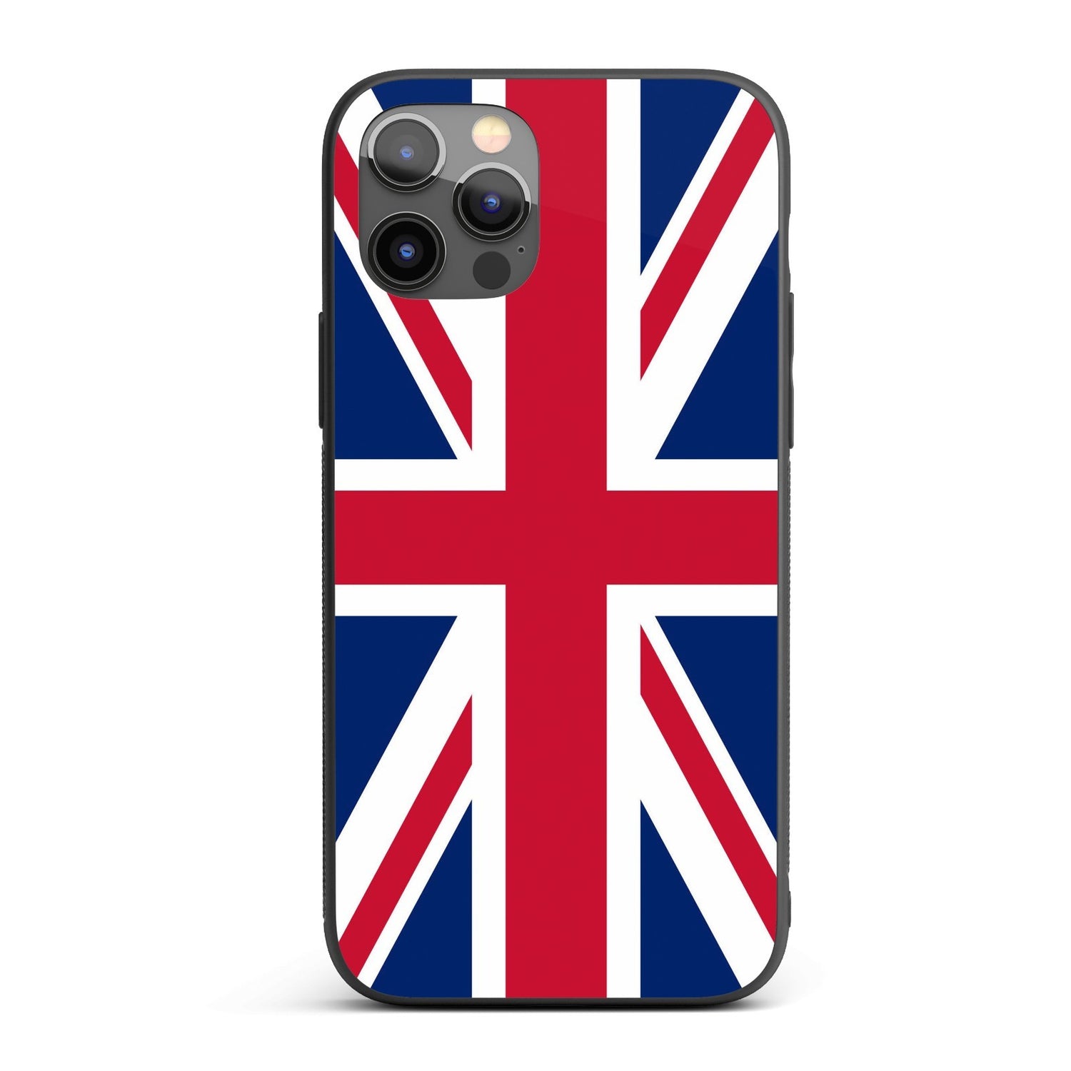Great Britain Flag Custom Printed iPhone Case Black TPU Cover Gift Personalised