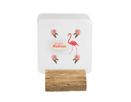 Flamingo Roses Pink Coffee Tea Mug 11oz Mug And Coaster Set Option