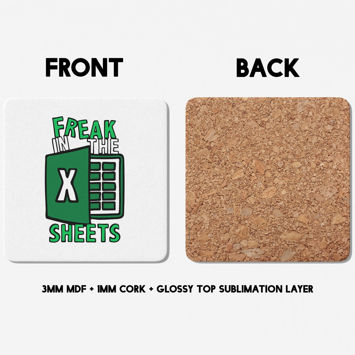 Freak In The Sheets Rude Funny Cheeky Gift Coffee Tea Mug Coaster Option Him Her