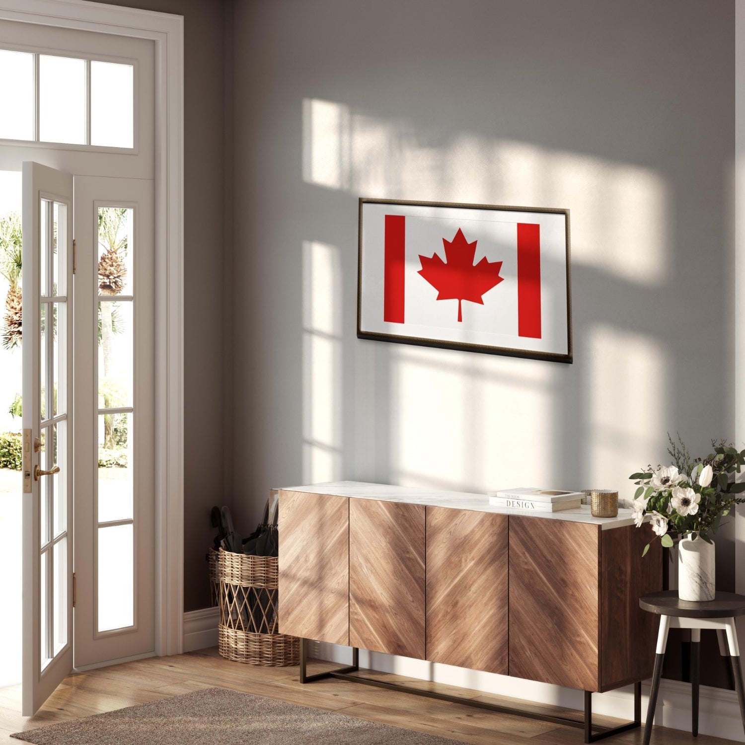 Canada Flag Canadian Custom Wall Art Poster Picture Print Decor Patriotic Home