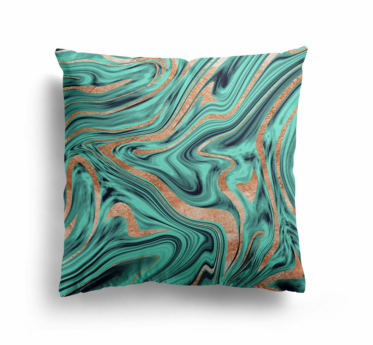Liquid Marble Custom Design Coloured Novelty Square Filled Cushion Decor Gift