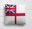 British Royal Navy Flag Design Filled Square Cushion Decorative Throw Soft Gift