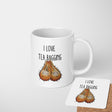 I Love Tea Bagging Rude Funny Cheeky Gift Coffee Tea Mug Coaster Option Him Her