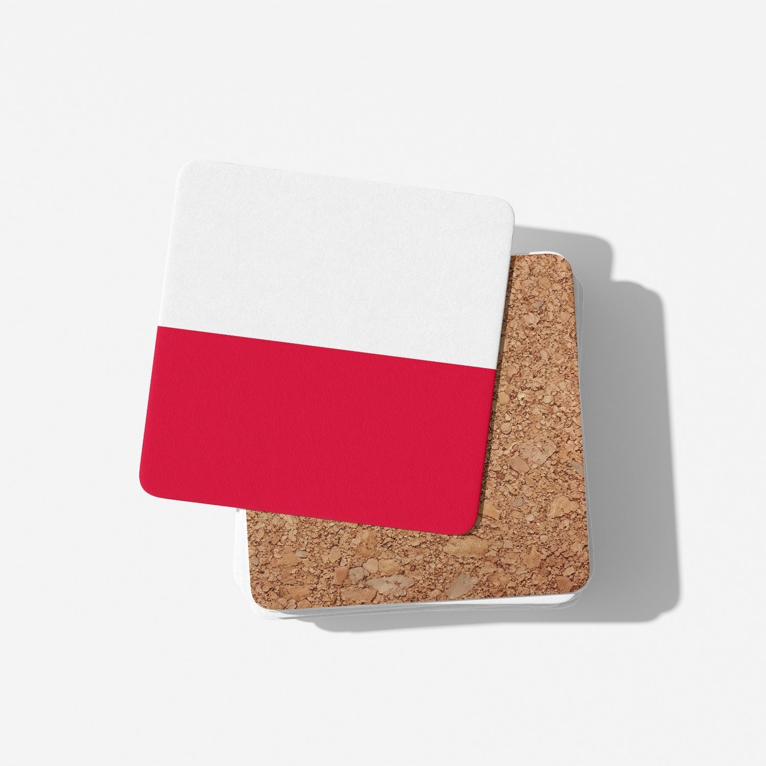 Poland Flag Polish Design Coffee Tea Mug Set Coaster Gift Him Her Custom Print