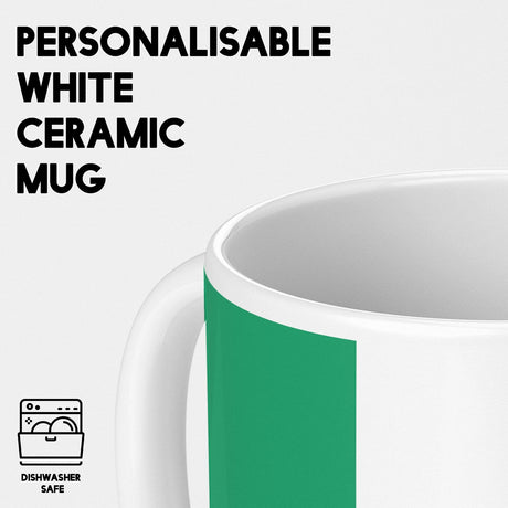 Ireland Flag Irish Novelty Custom Printed Coffee Tea Mug Coaster Gift Him Her