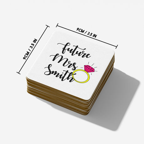 Future Mrs Fiancé Wife To Be Romantic Tea Coffee Mug Set Wedding Gift For Her