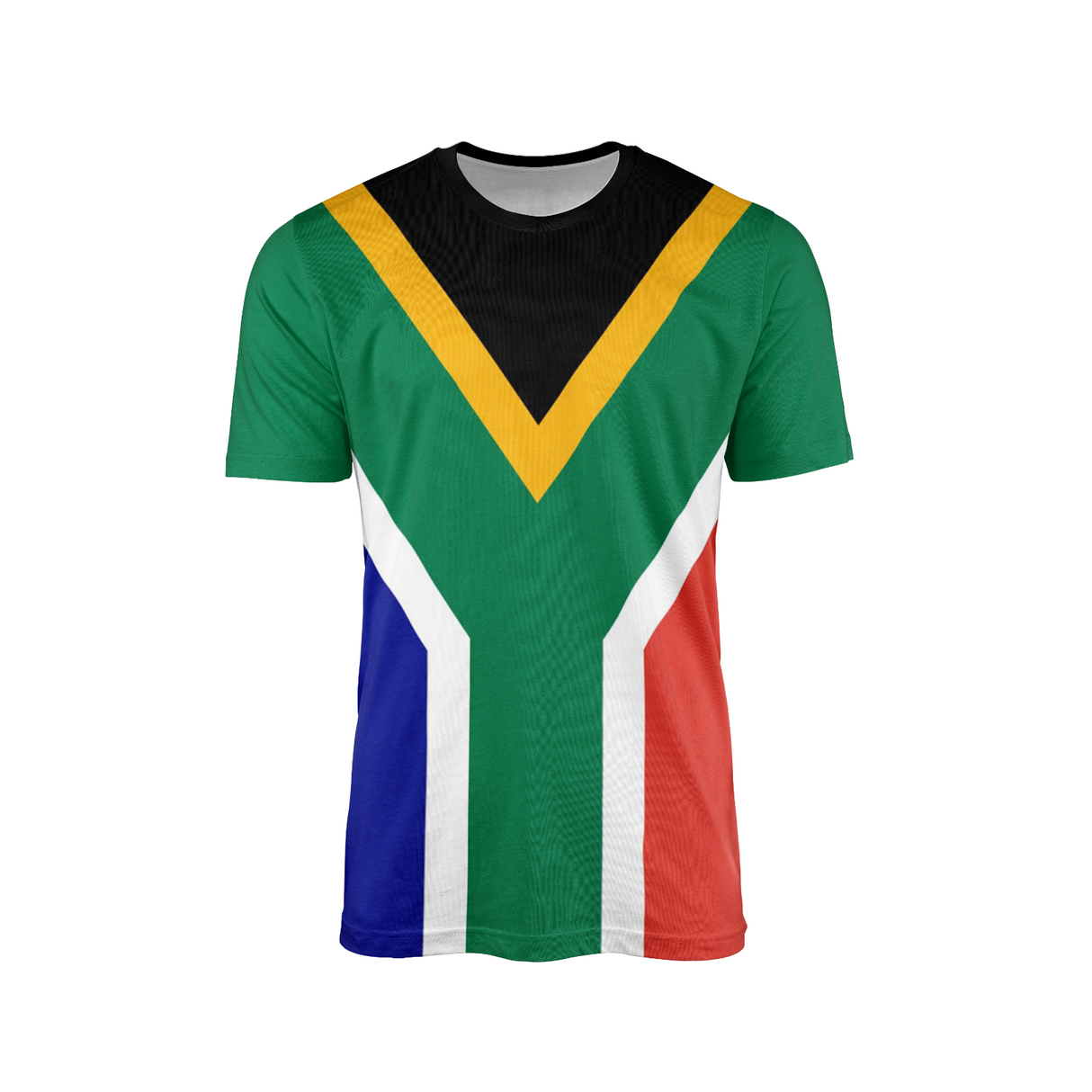 South Africa Flag Custom All-Over Printed Unisex T-Shirt Top Gift Patriotic Tee