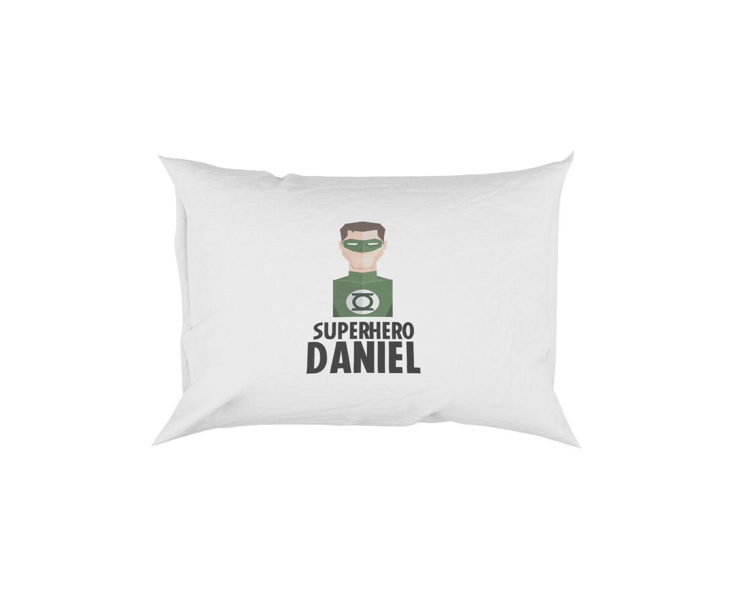 Superhero Personalised Name Kids Boys Soft Pillowcase Pillow Cover Gift Bedroom