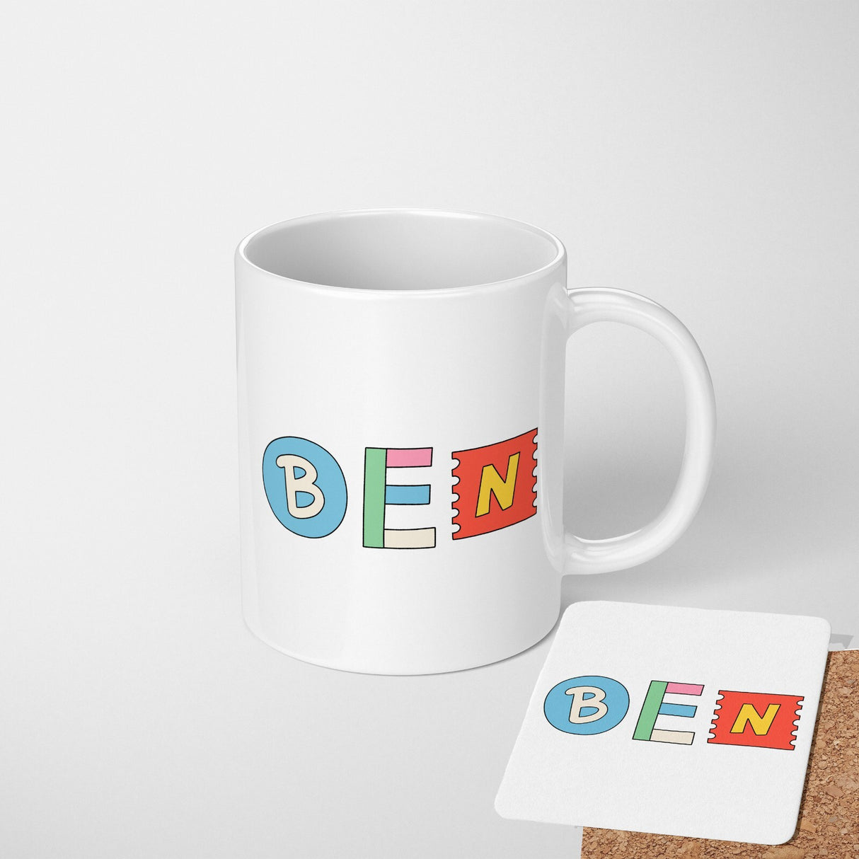 Personalised Ransom Note Joke Novelty Print Coffee Tea Mug Coaster Gift Him Her