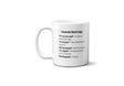 Corporate Email Office Words Lingo Coffee Tea Mug Gift 11oz Ceramic Mug