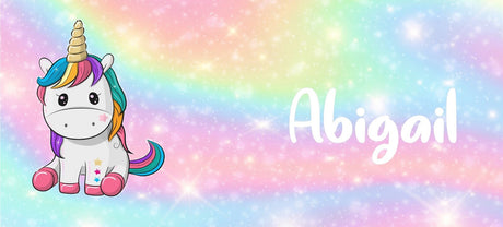 Personalised Cute Unicorn Magical Multi Colour Kids Coffee Mug Gift 11oz Ceramic