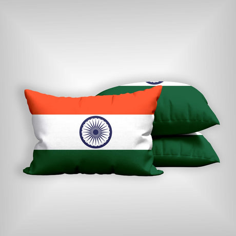 Indian Flag - Cozy Bed Design Custom Made Novelty Printed Soft Pillowcase Pillow