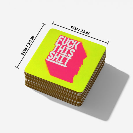 F*ck This Sh*t Rude Cheeky Funny Gift Coffee Tea Mug + Coaster Option Him Her
