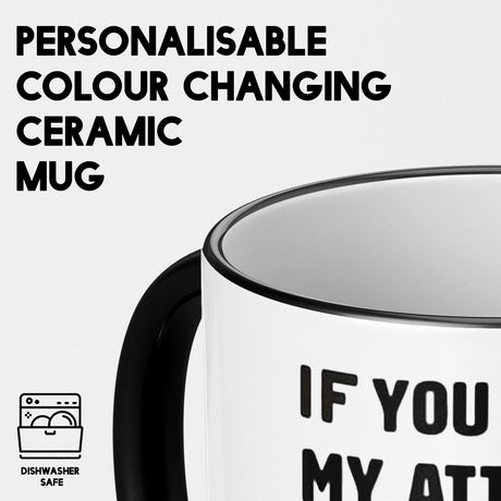 Attitude Stinks Heat Sensitive Magic Colour Changing Mug Funny Gift Novelty Cup