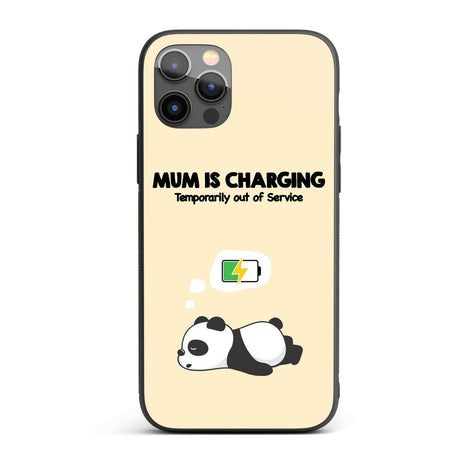 Mum Is Charging Funny Animal Personalised Custom Cover Printed iPhone Black Case