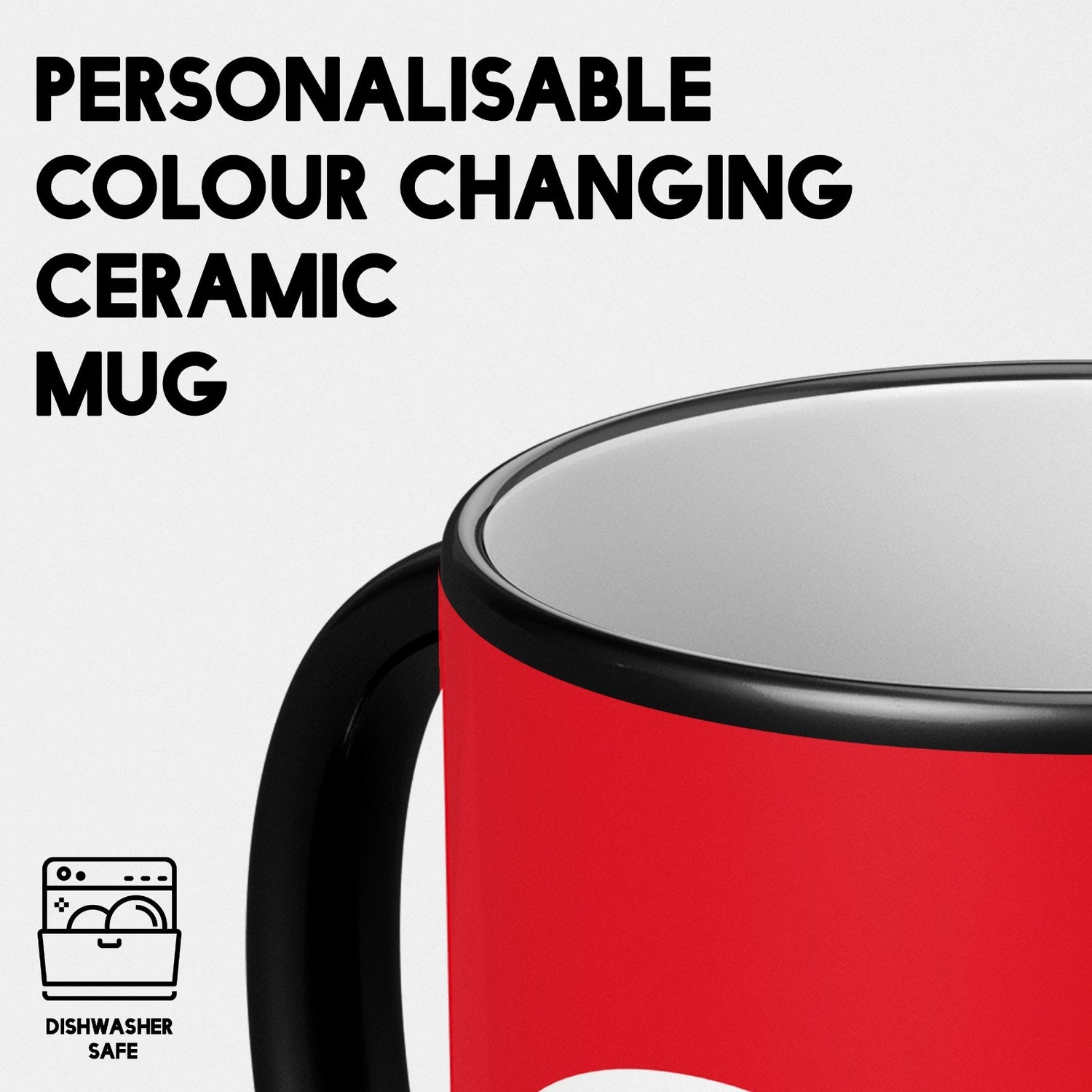 Turkey Flag Turkish Design Tea Gift Heat Sensitive Magic Colour Changing Mug