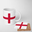 England Flag St George's Cross Custom Print Coffee Tea Mug Coaster Gift Him Her