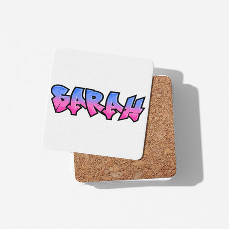 Personalised Any Name Urban Graffiti Novelty Coffee Tea Mug Coaster Gift Him Her