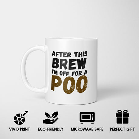 "After This Brew" Rude Funny Cheeky Gift Coffee Tea Mug + Coaster Option Him Her