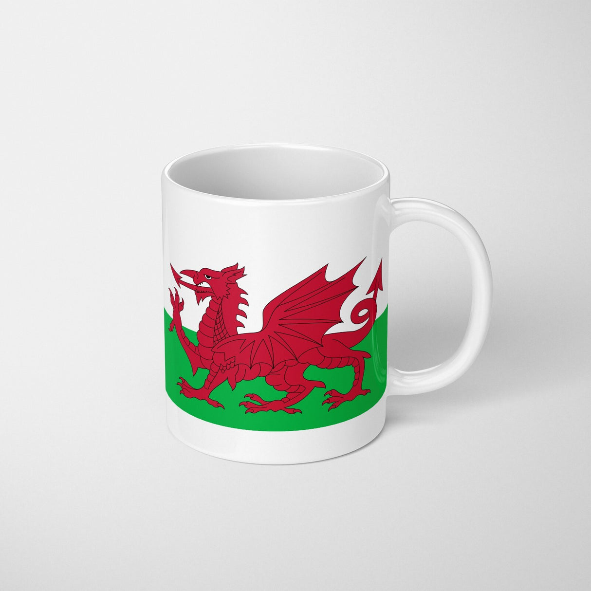 Wales Flag Welsh Dragon Custom Printed Coffee Tea Mug Coaster Gift Him Her