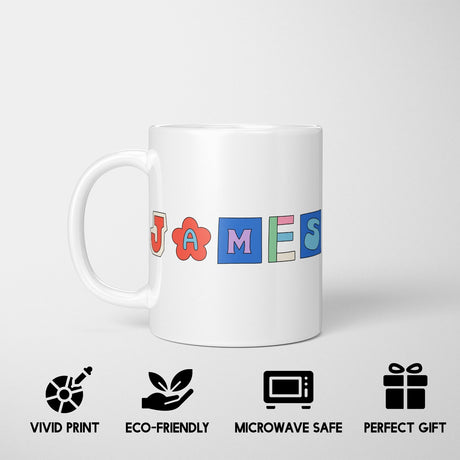 Personalised Ransom Note Joke Novelty Print Coffee Tea Mug Coaster Gift Him Her