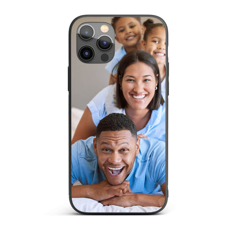 Upload Your Own Photo Design Personalised Printed iPhone Black Case Custom Made