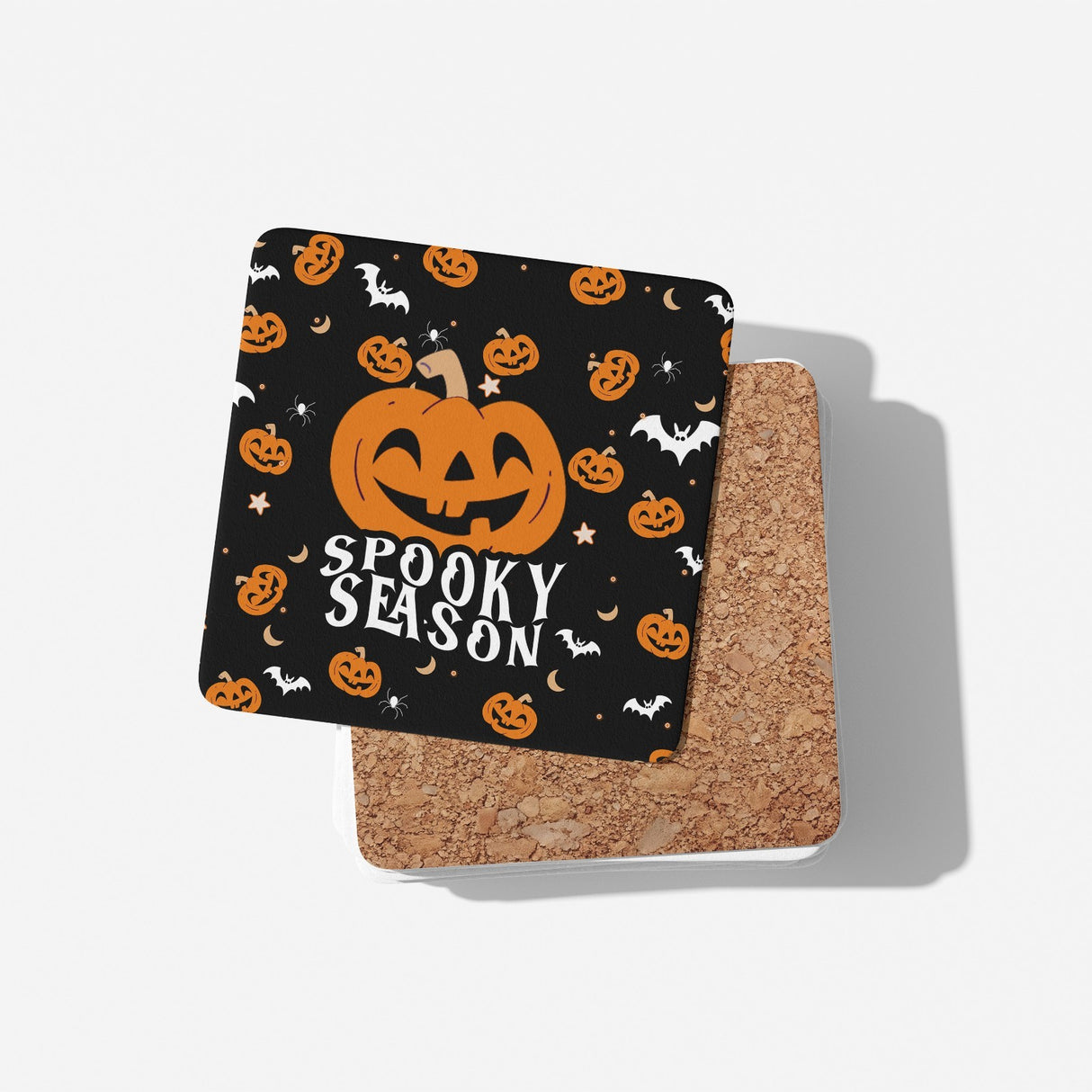 Halloween Spooky Season Bats Custom Coffee Tea Mug Cup Coaster Gift Set Him Her