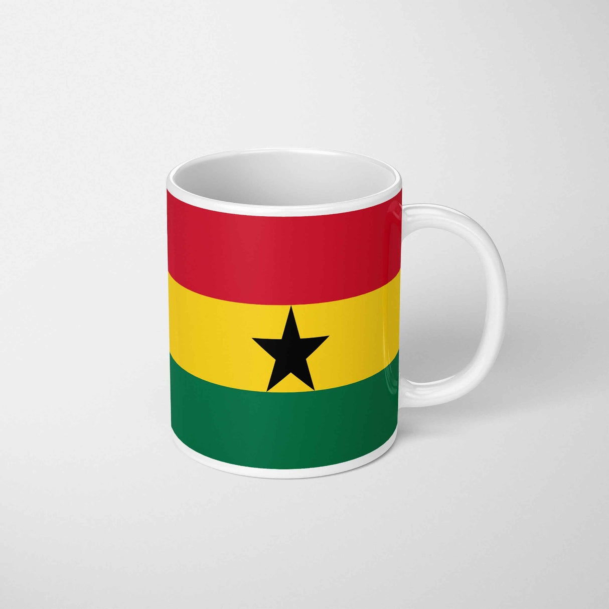 Ghana Flag Ghanaian Patriotic Coffee Tea Mug Cup Set Coaster Gift Him Her Custom