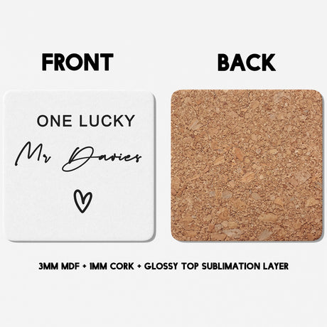 Soon To Be Love Personalised Wedding Gift Printed Coffee Tea Mug Coaster Him Her