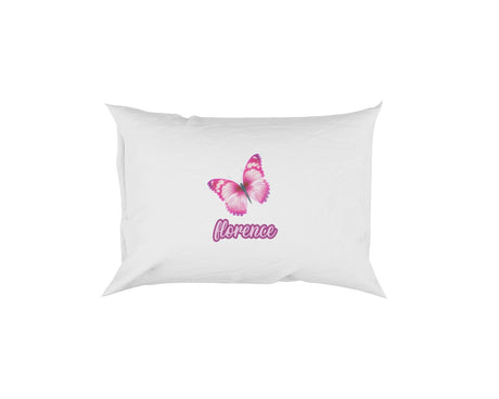 Pink Butterfly Soft Pillowcase Pillow Case Cover