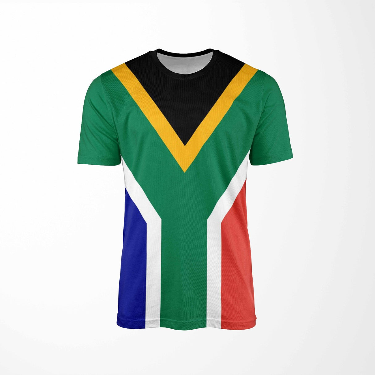 South Africa Flag Custom All-Over Printed Unisex T-Shirt Top Gift Patriotic Tee