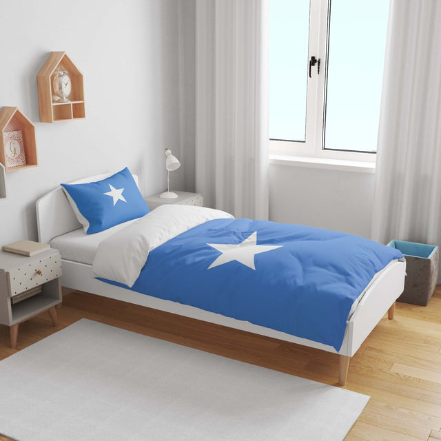 Somalia Flag Cot Bed Duvet Cover Toddler Pillowcase Design Gift Custom Made Cosy