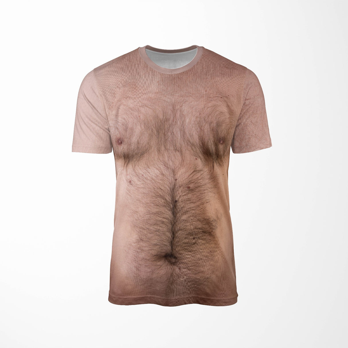 Fat Hairy Belly Man Shirt Funny Rude Prank All Over Printed Unisex T-Shirt Gift