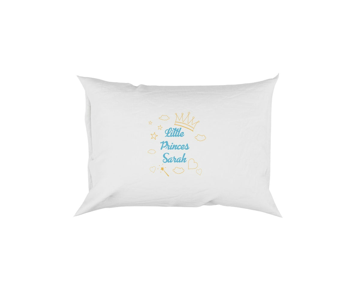 Personalised Name Little Princess Soft Pillowcase Pillow Case Cover