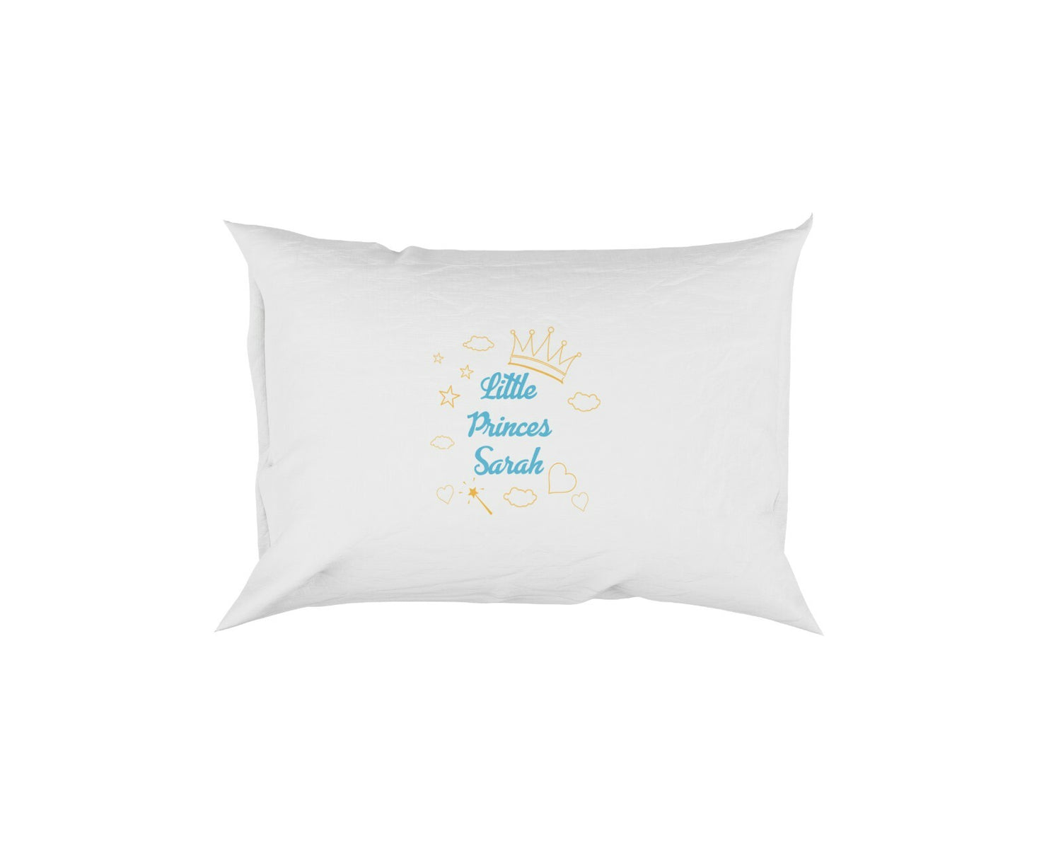 Personalised Name Little Princess Soft Pillowcase Pillow Case Cover
