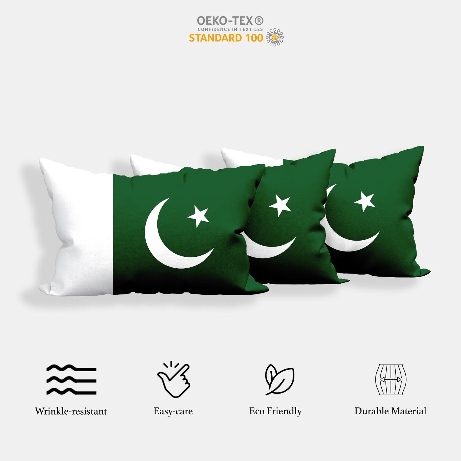 Pakistan Flag - Gift Design Custom Made Novelty Printed Soft Pillowcase Pillow
