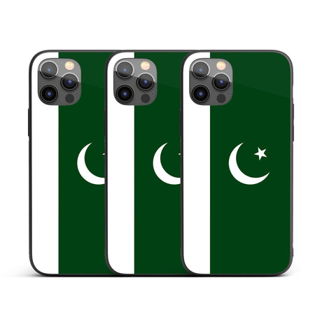 Pakistan Flag Design Gift Protector Custom Printed iPhone Case - Black TPU Cover