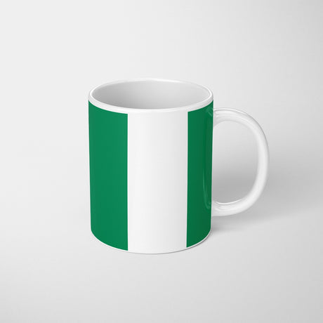 Nigeria Flag Nigerian Design Coffee Tea Mug Cup Set Coaster Gift Him Her Custom