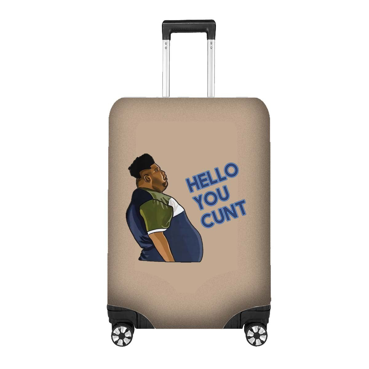 Harvey Hello You C*nt Luggage Cover Funny Travel Suitcase Protector Custom Gift