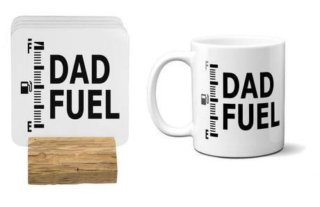 Dad Joke Dad Fuel Energy Novelty Funny Joke Prank Coffee Mug Gift 11oz Ceramic