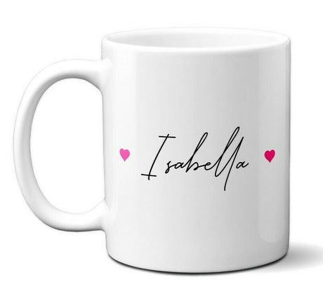 Personalise Your Name Signature Autograph Office Coffee Mug Gift 11oz Ceramic