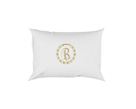 Gold Ring Ribbon Border Soft Pillowcase Pillow Case Cover