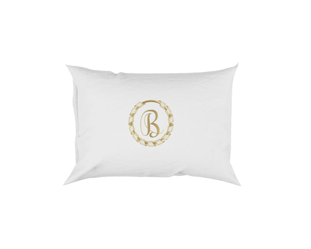 Gold Ring Ribbon Border Soft Pillowcase Pillow Case Cover